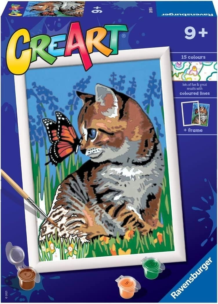 Creart Best Friends Paint by Numbers Kit for Kids – Ready Set Play